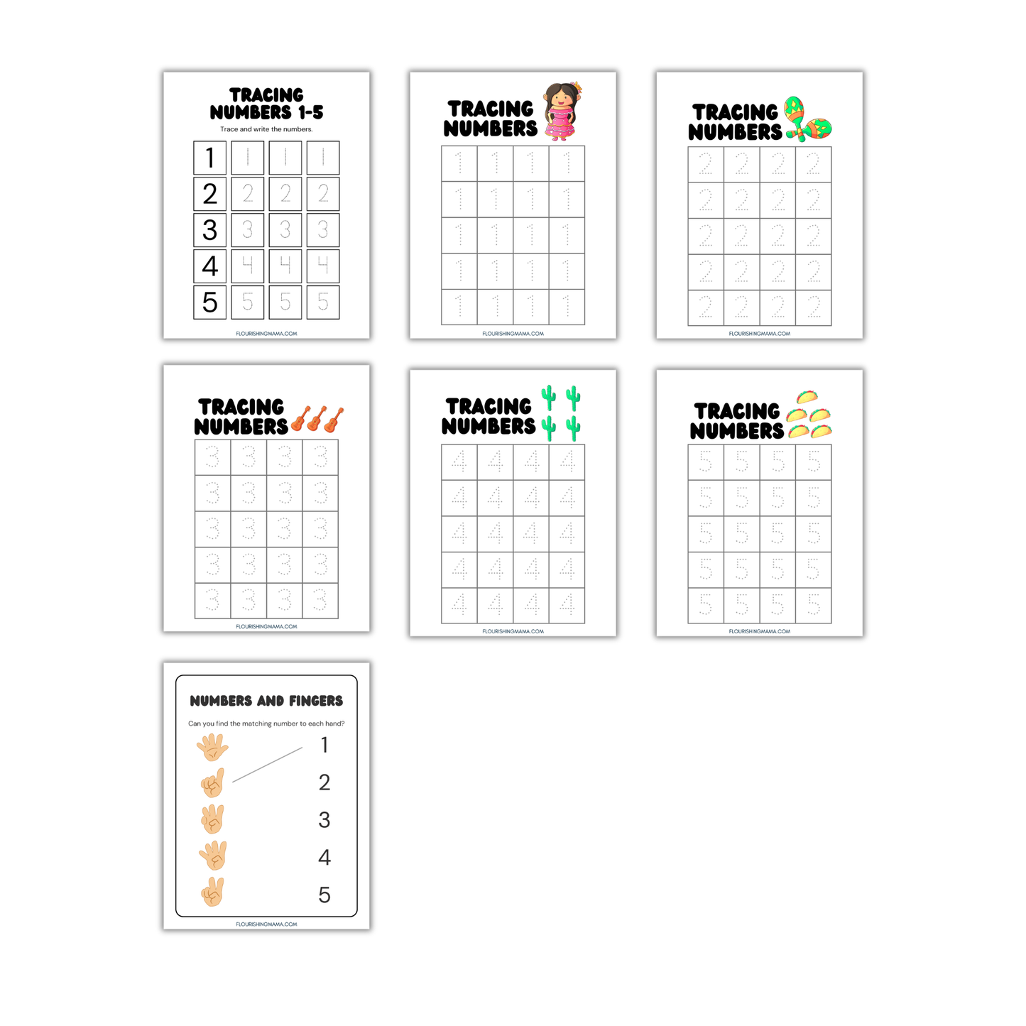 Cinco de Mayo Coloring and Activity Book