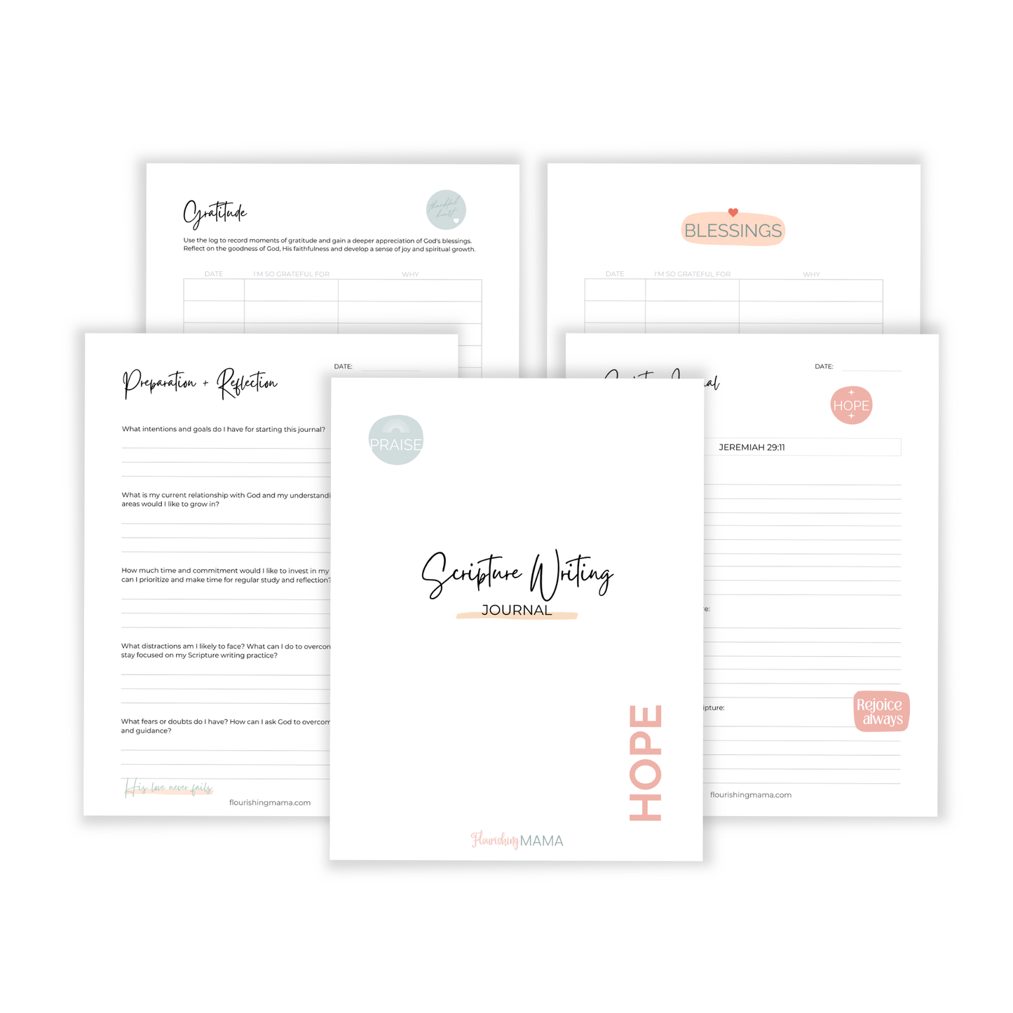 Hope Scripture Writing Journal