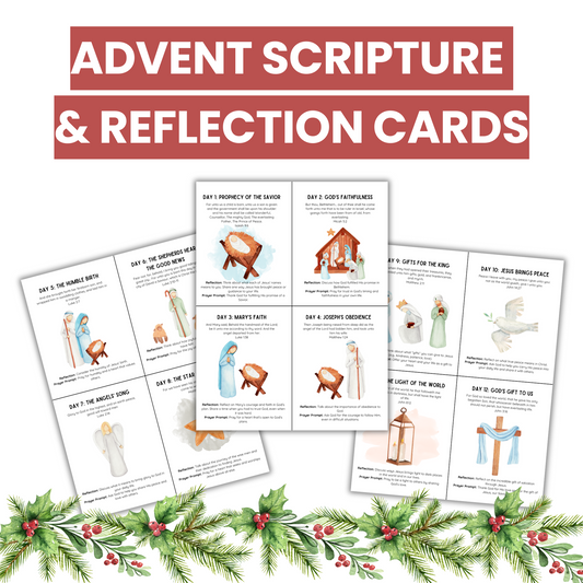 Advent Scripture and Reflection Cards