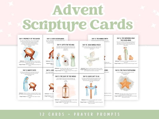 Advent Scripture and Reflection Cards