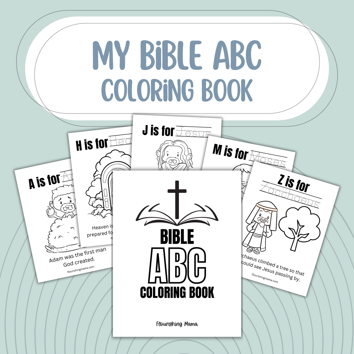 Bible ABC Coloring Book