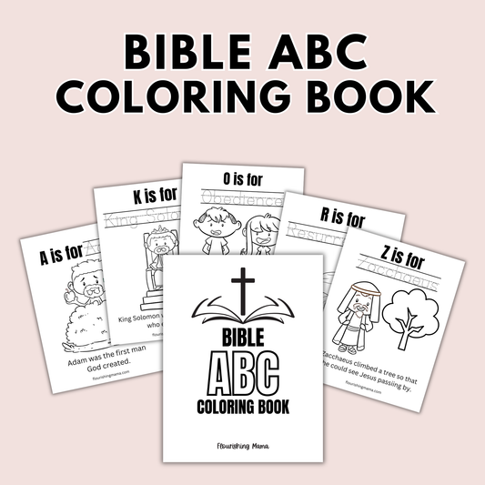 Bible ABC Coloring Book