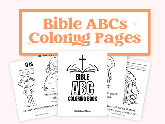 Bible ABC Coloring Book