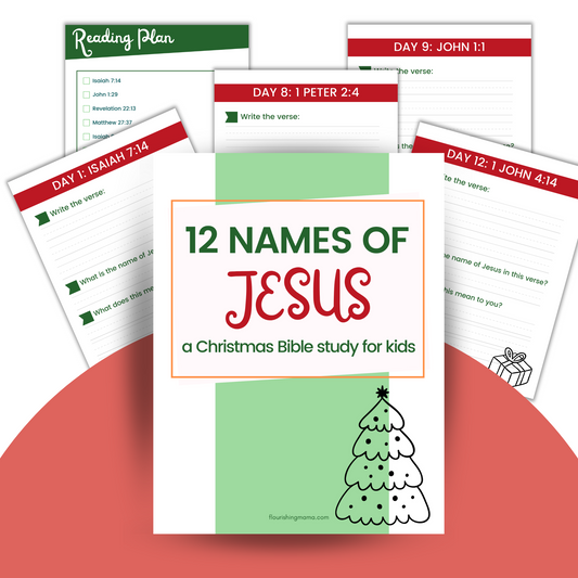 12 Names of Jesus: A Christmas Bible Study for Kids