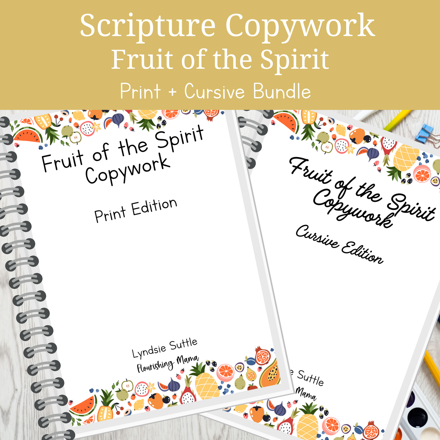 Fruit of the Spirit Copywork Bundle