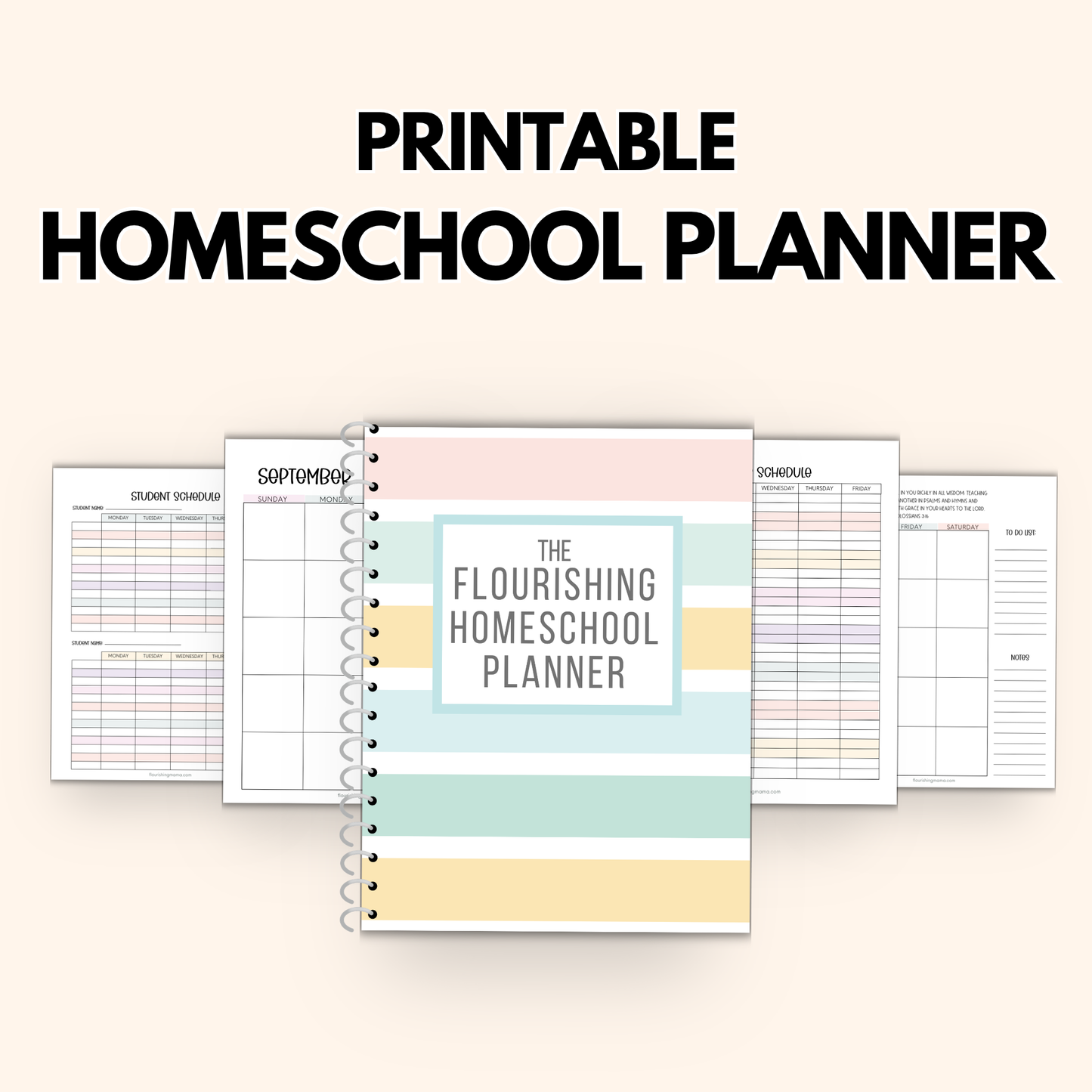 Printable Homeschool Planner