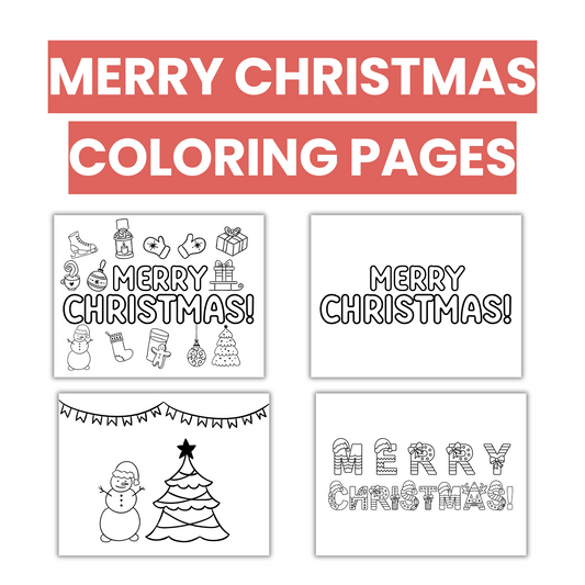 Merry Christmas Coloring Pages