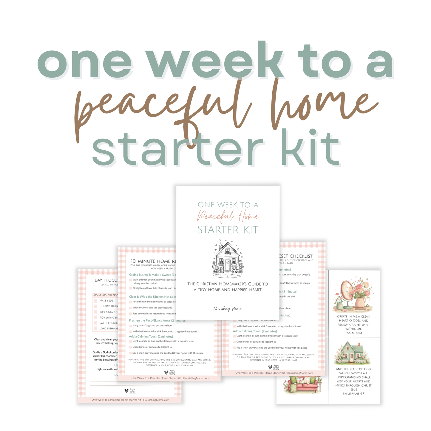 One Week to a Peaceful Home Starter Kit
