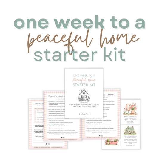 One Week to a Peaceful Home Starter Kit