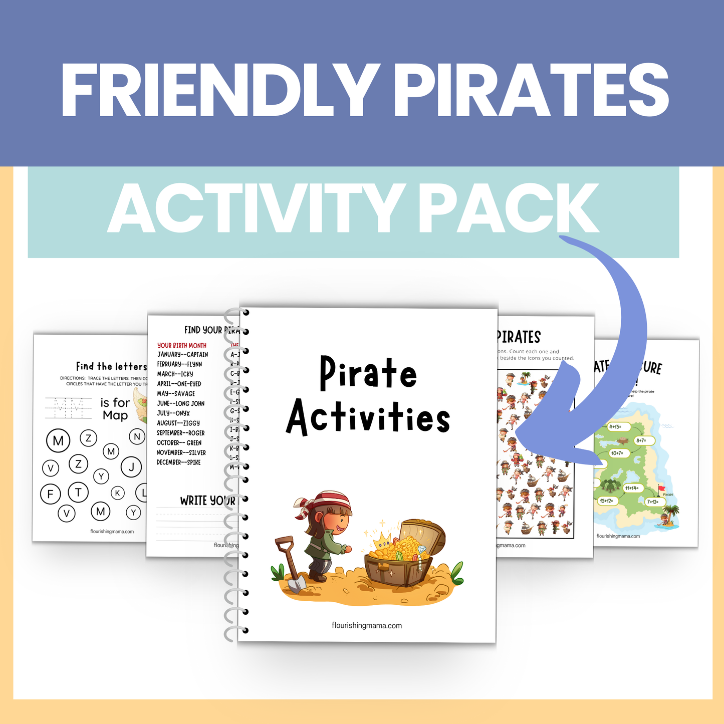 Printable Pirate Activities for Kids